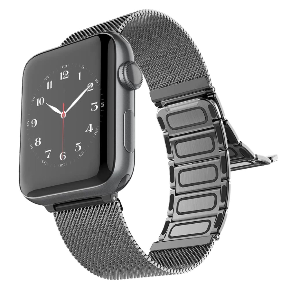 Браслет Raptic Classic Plus для Apple Watch 38/40 Серебро 492027