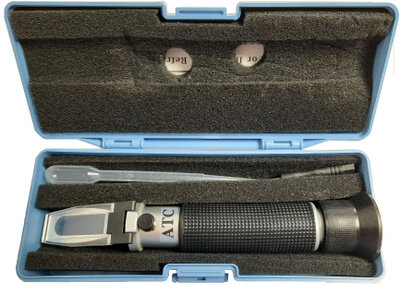 фото Рефрактометр, спирт 0-80% с АТС