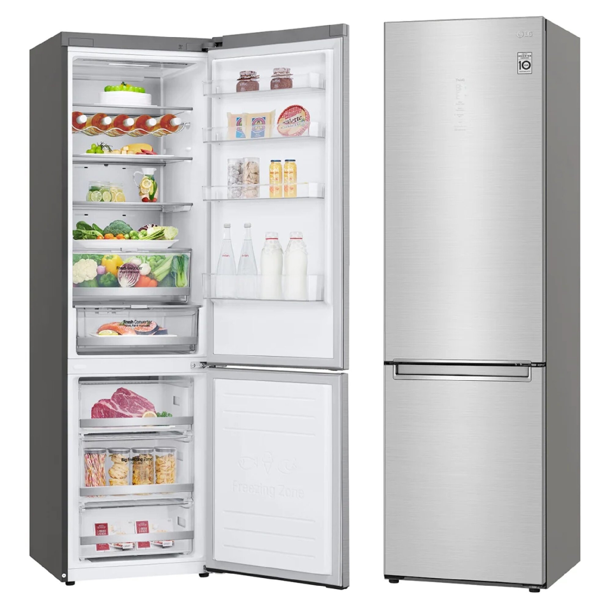 Холодильники с морозильной камерой LG GA-B509PSAM