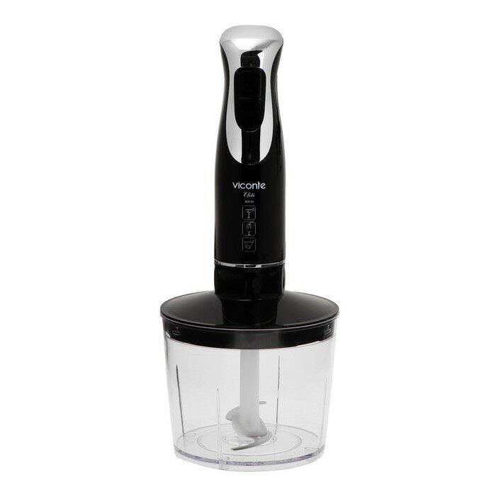 фото Блендер Viconte VC-4438, погружной, 1100 Вт, 0.4 л, 2 скорости, импульсный режим, чёрный
