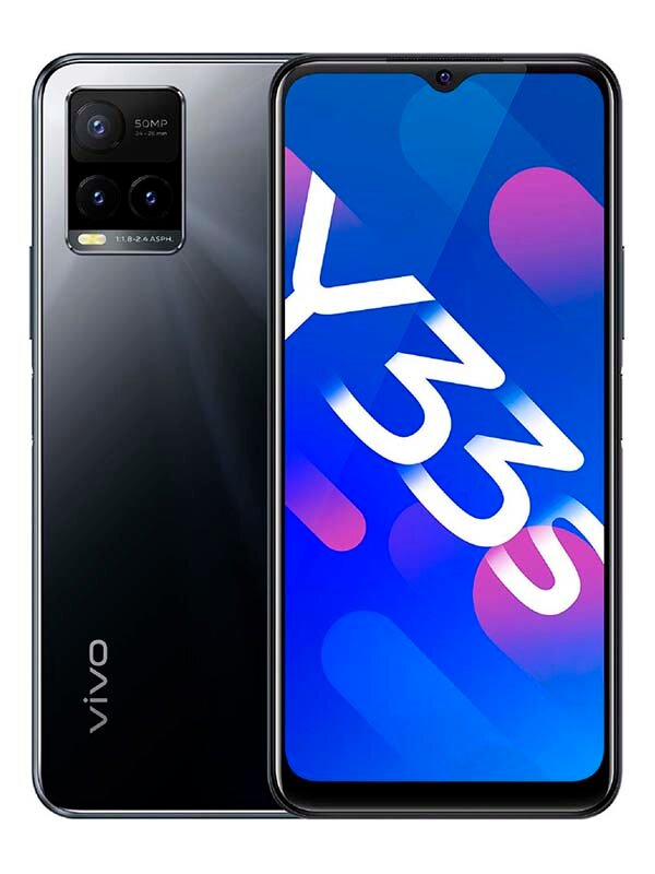 Сотовый телефон vivo Y33s 4/64 ГБ, чёрное зеркало