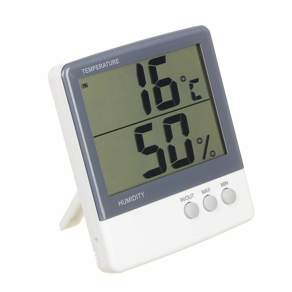 Термометр электронный 2 режима Vetta, выносной датчик температуры, влажность - фотография № 1
