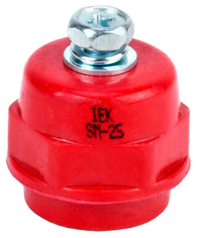 фото Изолятор SM25 (М6) силовой с болтом IEK YIS11-25-06-B