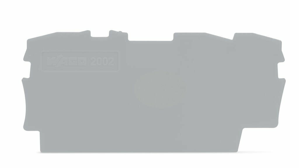 Пластина торцевая и промежуточная на DIN рейку | код. 2002-1391 | WAGO ( упак.4шт.)