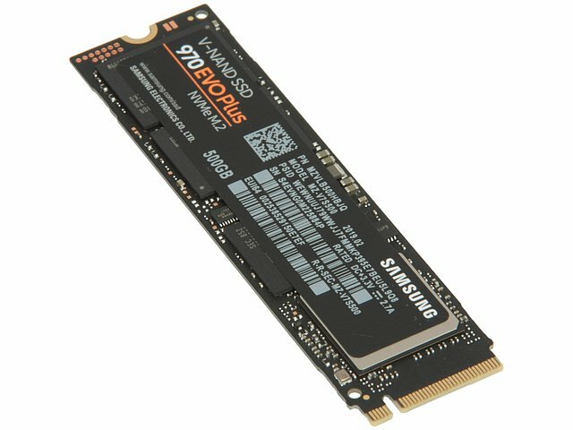 SSD-диск Samsung SSD диск 500ГБ M.2 Samsung 970 EVO Plus MZ-V7S500BW (PCI-E) (ret)