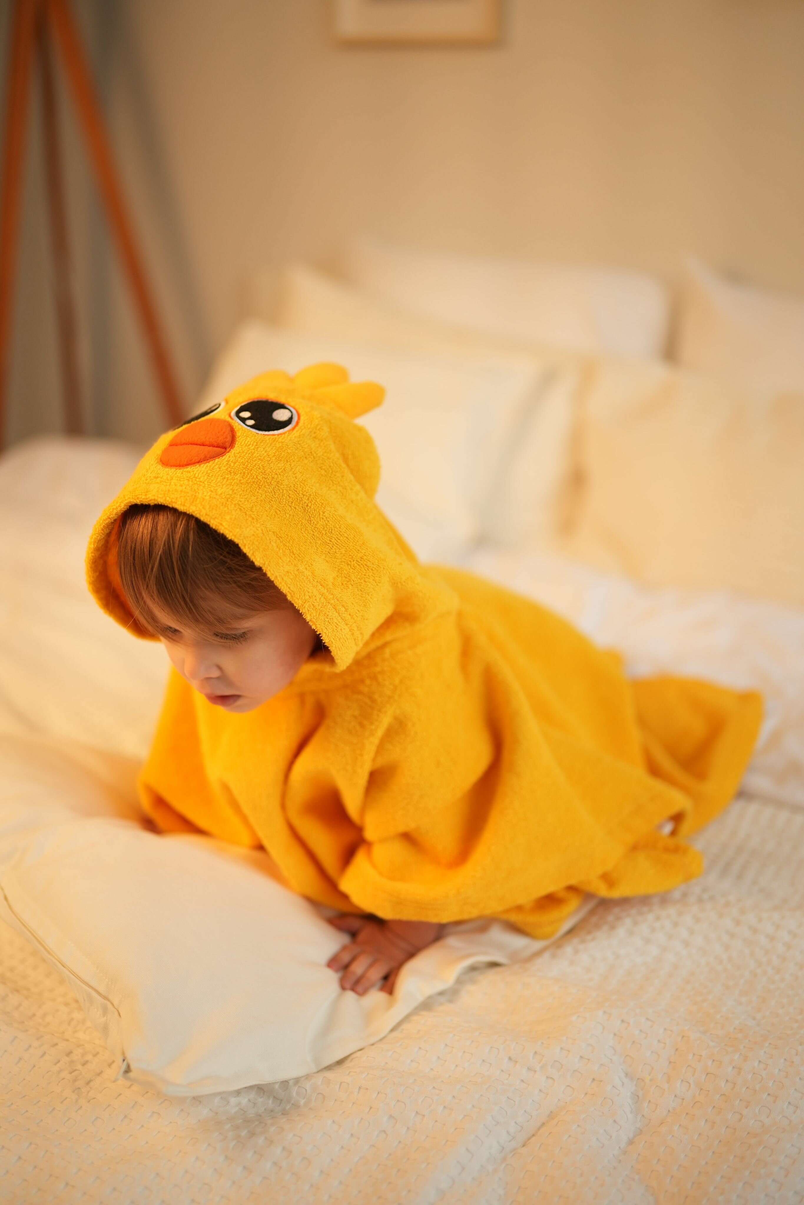 фото Полотенце-пончо Ми-ми-мишки цыпа , 3-4 года, цвет жёлтый