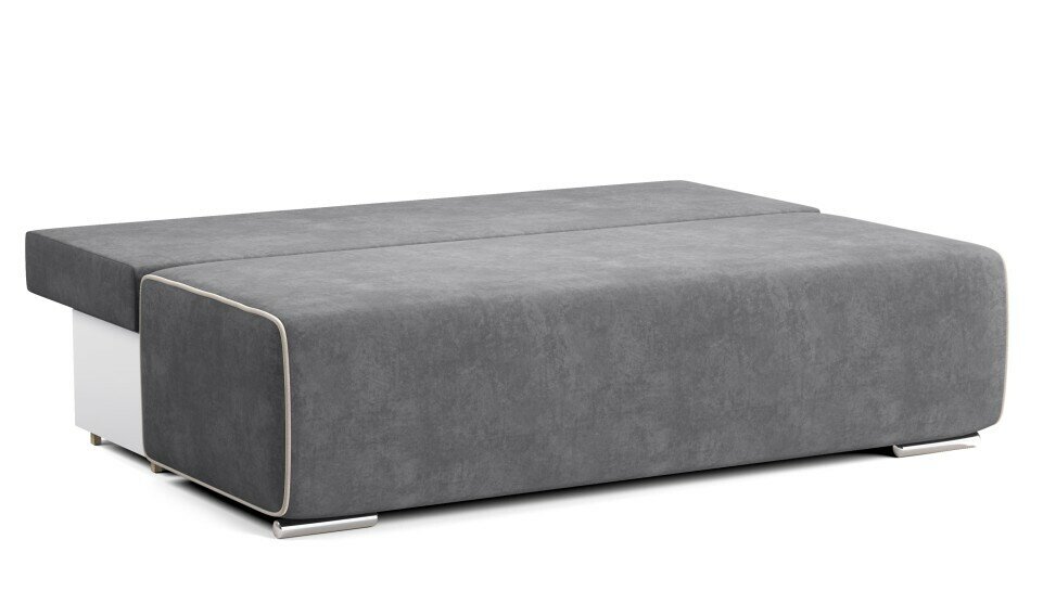 Мягкая мебель Диван кровать прямой Асти Серый Amigo grey, обивка Велюр в гостиную, детскую, спальню, кухню, на дачу еврокнижка (192х93х78см) - фотография № 5