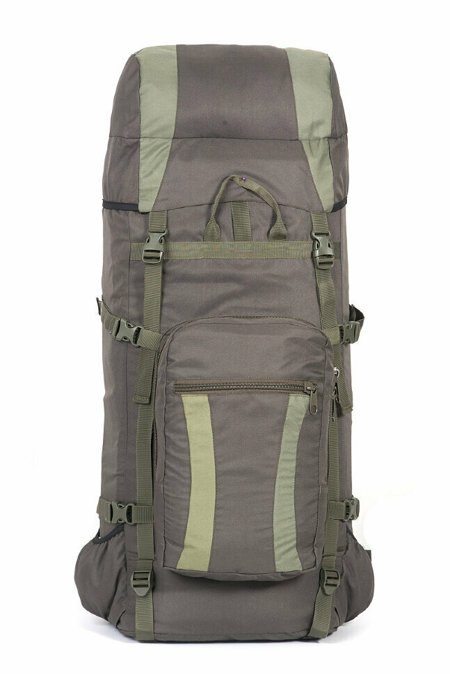 фото Рюкзак туристический Таймтур 3, олива, 80 л, тайф