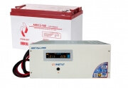 Комплект инвертор Энергия ИБП PRO 2300 + АКБ Рубин 12V 55Ah
