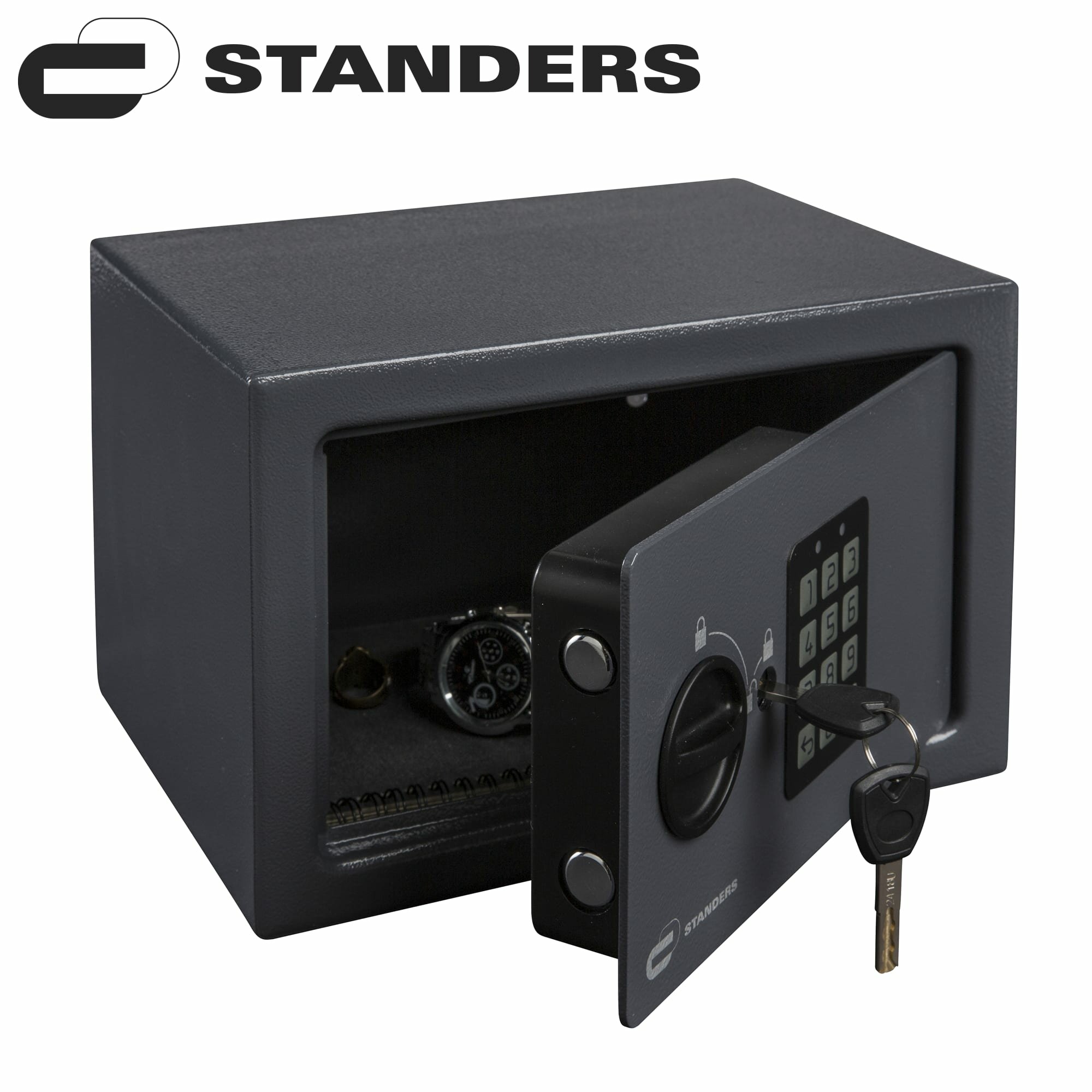 Сейф Standers 9/10 л с электронным замком 28x18x20 см сталь