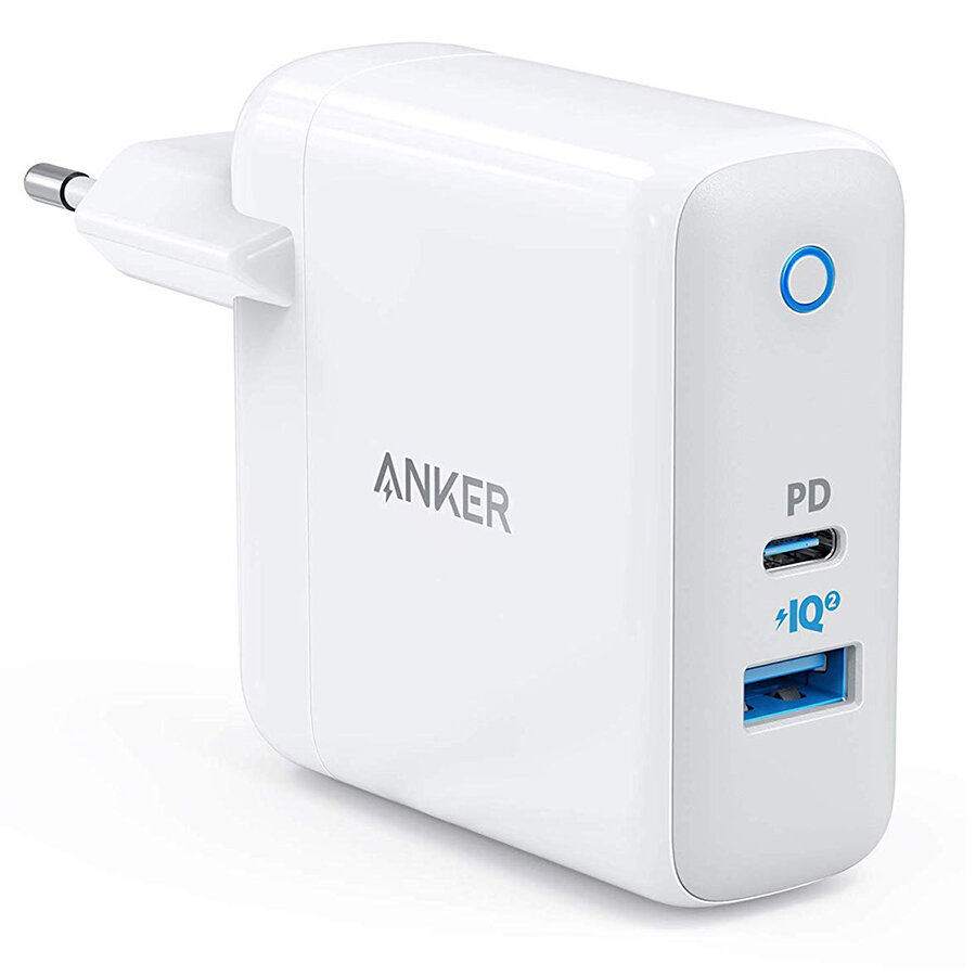 Сетевое зарядное устройство Anker Powerport USB-C PD белое (A2321321)