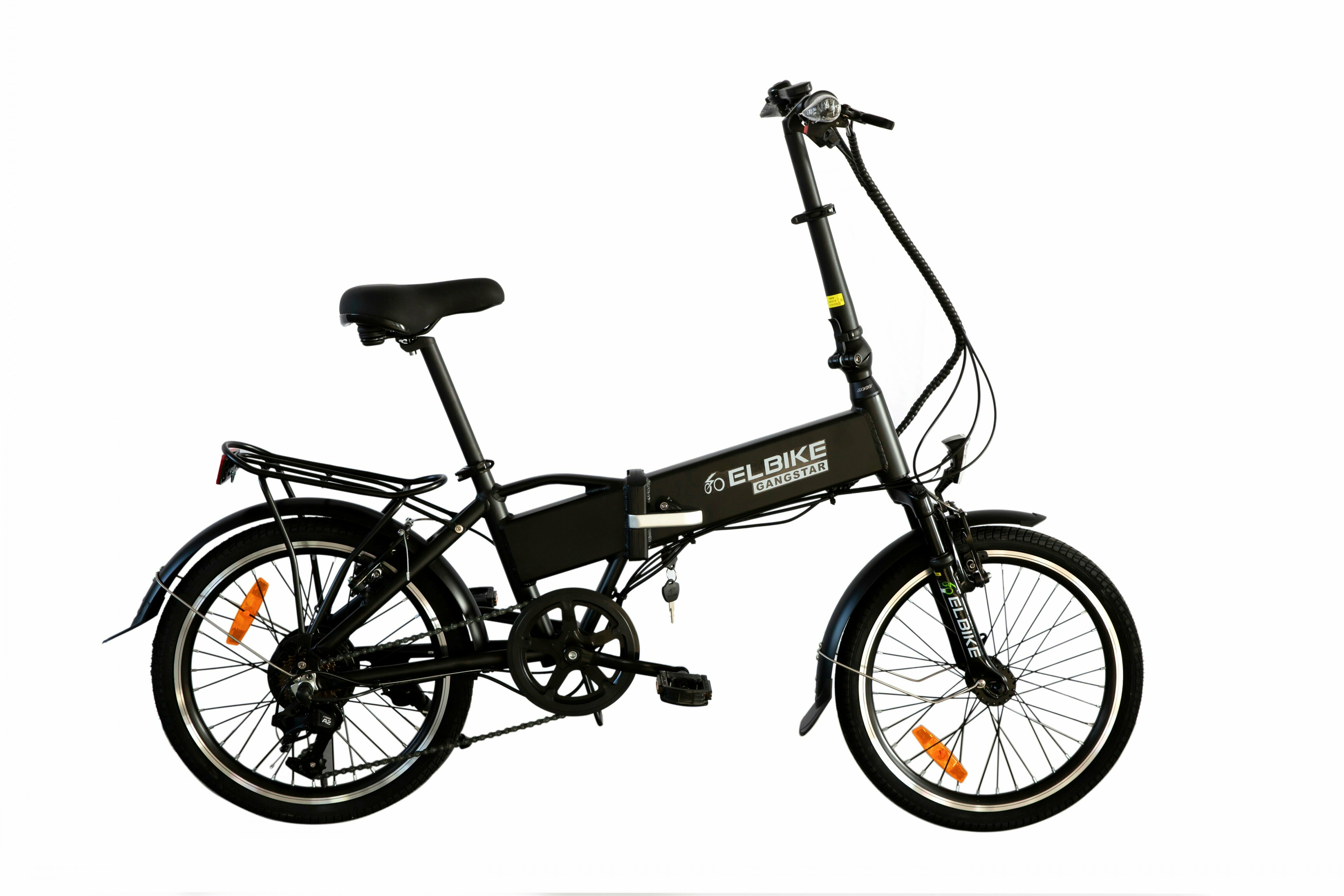 Городские велосипеды Elbike Электровелосипед Elbike Gangstar St 350, черный матовый