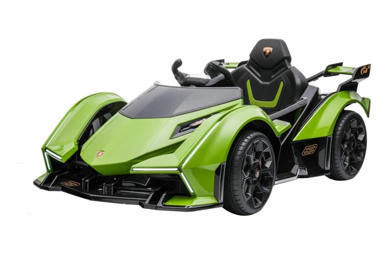 Легковые автомобили Harley Bella Детский электромобиль Lamborghini V12 Vision Gran Turismo 4WD 12V - HL528-LUX-GREEN