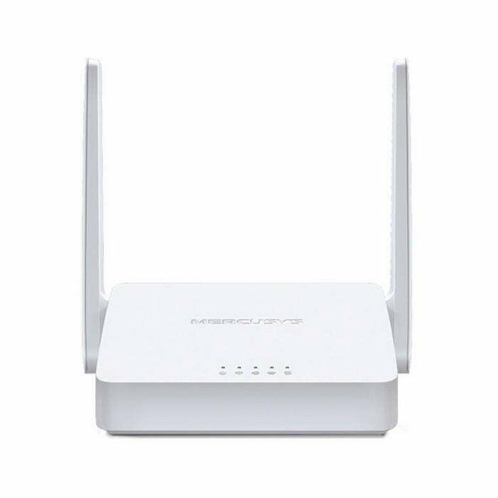 MERCUSYS N300 Wi-Fi роутер с ADSL2+ модемом, до 300 Мбит/с на 2,4 ГГц, 2 фиксированные внешние антенны, 3 порта LAN 10/100 Мбит/с, 1 порт RJ11, Annex A