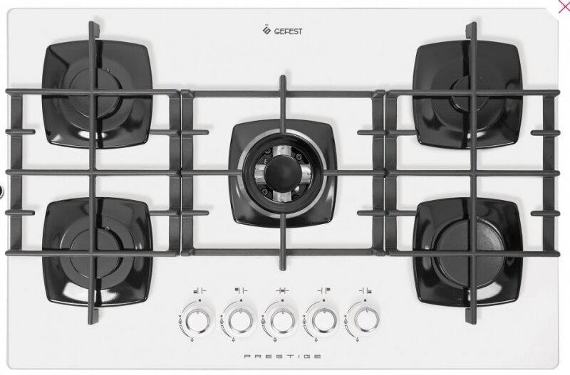 Газовая варочная поверхность GEFEST СГ СН 2340 К12, белый (14633001)