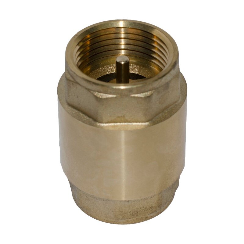 фото Клапан обратный пружинный 1" с латунным сердечником В/В