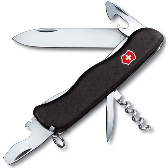 Нож VICTORINOX 0.8353.3 Picknicker , 111 мм., черный