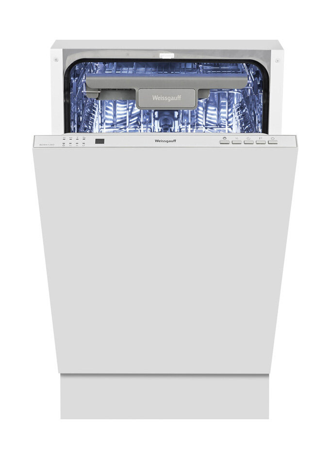 Посудомоечная машина узкая WEISSGAUFF BDW 4134 D, белый