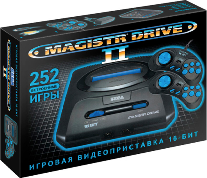 Игровая приставка Magistr Drive 2 + 252 игры