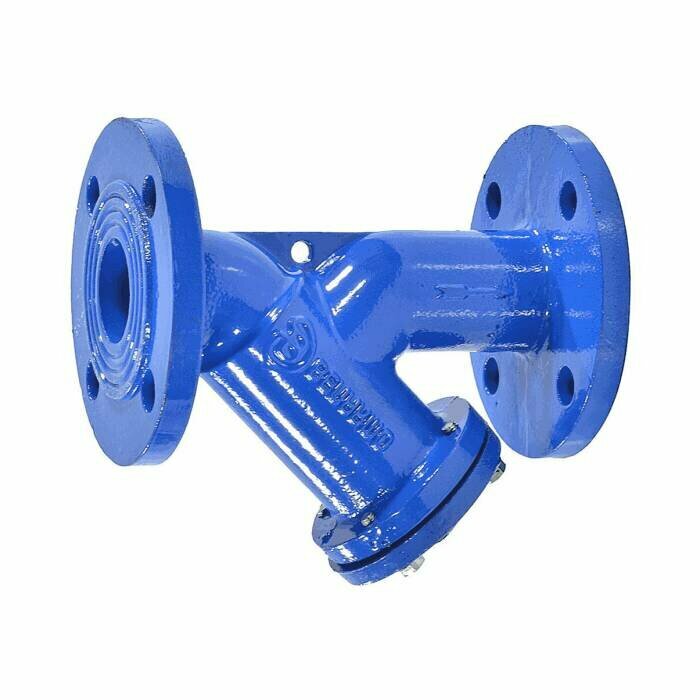 фото Фильтр сетчатый Y-образный чугун Ду 50 Ру16 Тмакс=300 oC фл со сливной пробкой Benarmo