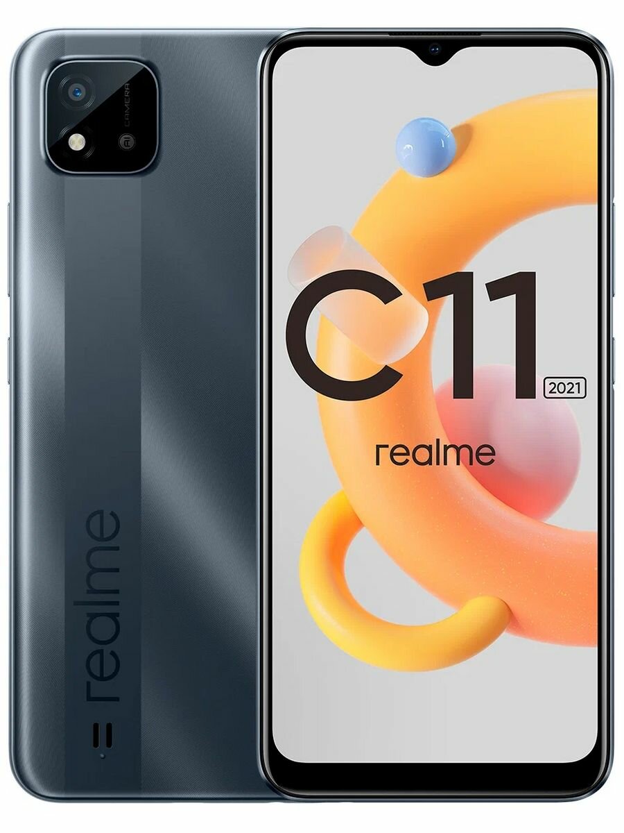 Сот. тел. Realme C11 2021 32Gb Iron Grey