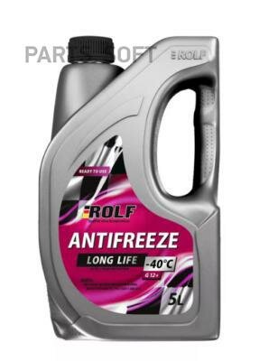 ROLF 70012 Антифриз G12+ ROLF Antifreeze готовый 5л -40°С красный 1шт