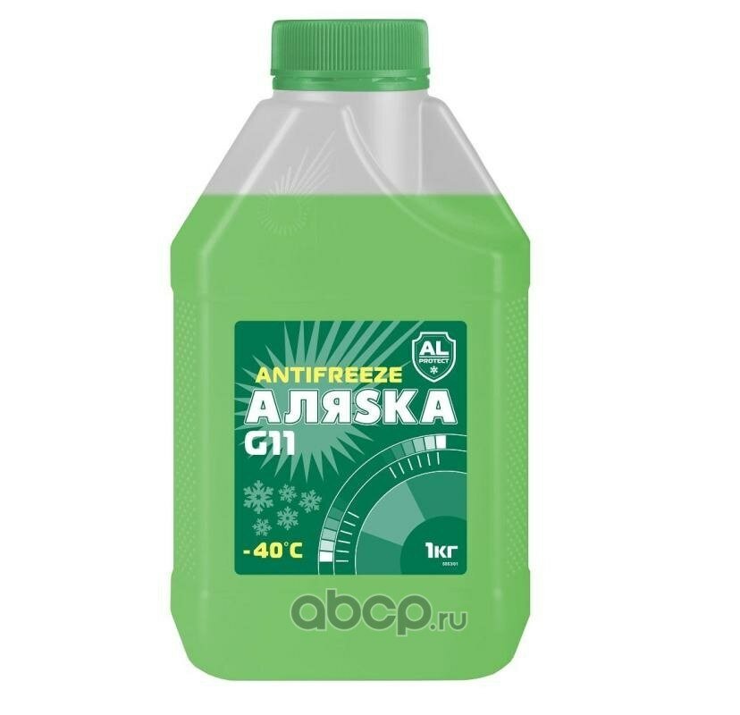 Антифриз аляска -40 green g11 готовый -40c зеленый 1 л 5063