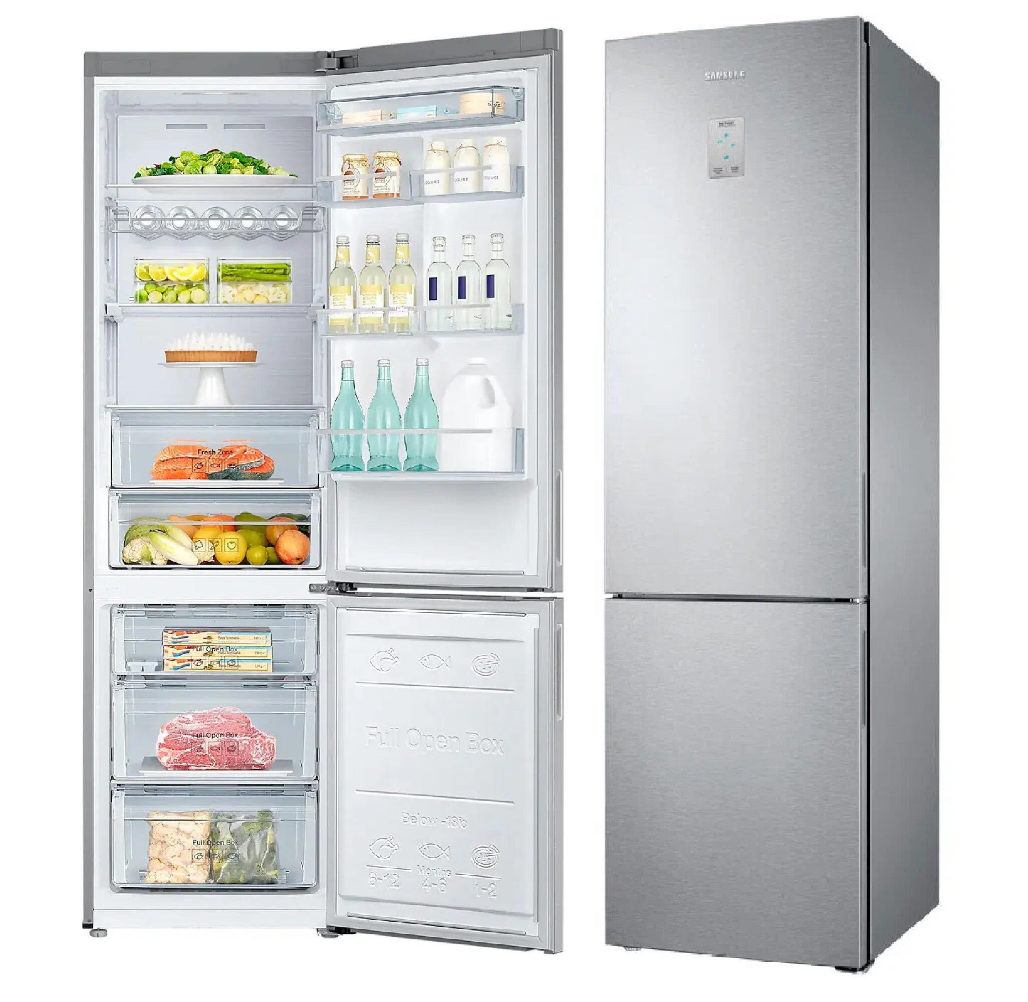 Холодильник с морозильной камерой Samsung RB37A5491SA
