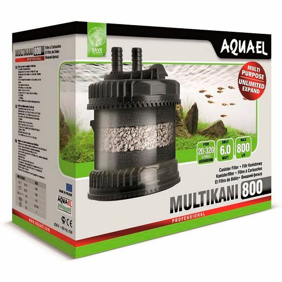 Aquael Multi Kani внешний фильтр для аквариума, 800 л/ч