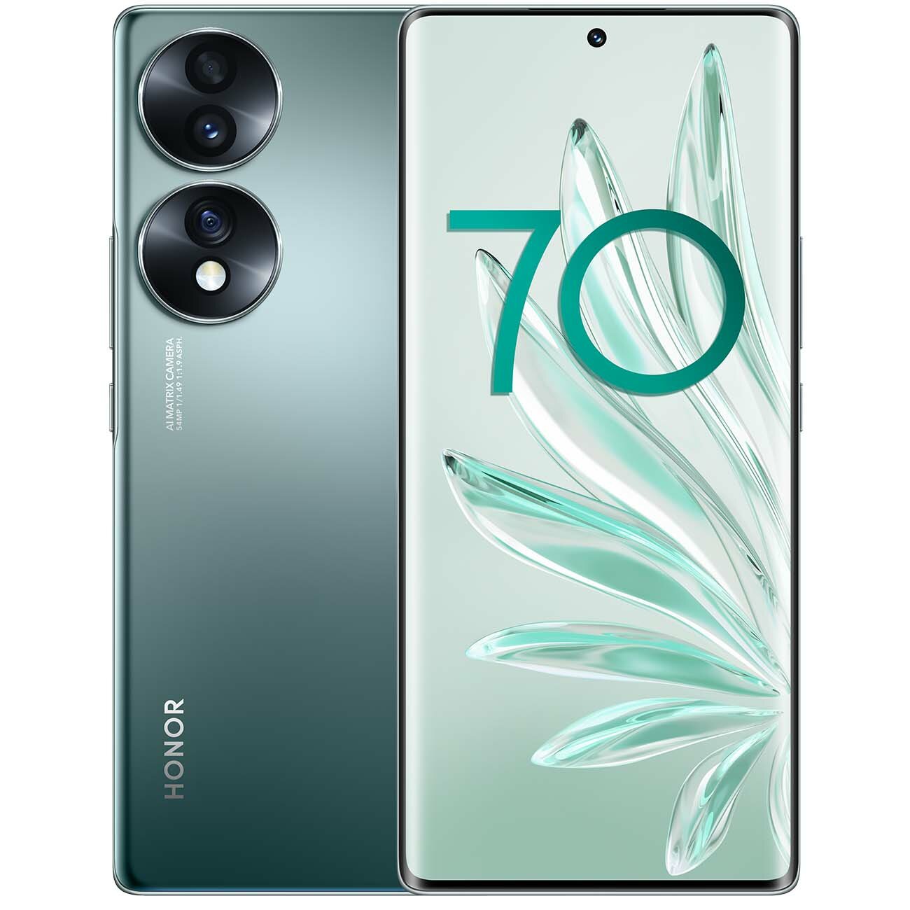 Смартфон Honor 70 8/128Gb Emerald Green (FNE-NX9)