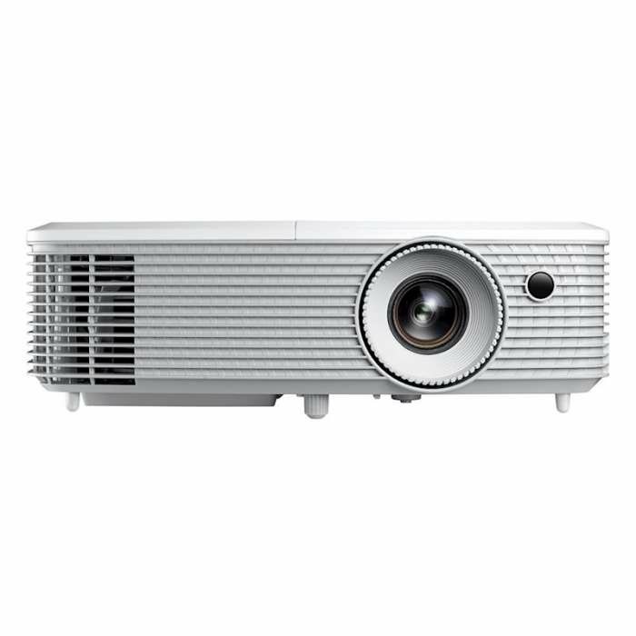 Проектор Optoma EH400 (DLP, Full HP 1920x1080, 4000Lm, 22000:1, 2xHDMI, MHL, VGA, Composite video, Audio-in 3.5mm, VGA-OUT, Audio-Out 3.5mm, 1x2W speaker, 3D Ready, lamp 10000hrs, WHITE)