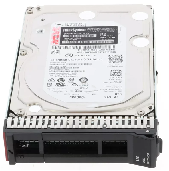 Жестикй диск Lenovo TCH ThinkSystem 3.5" 8TB 7.2K SAS 12Gb Hot Swap 512e HDD (SR570/SR590/SR250/ST250/SR630/SR550/SR650/SR550) (7XB7A00045)