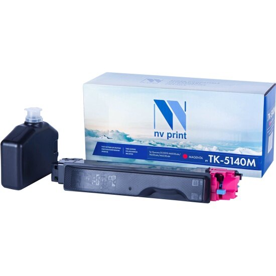 Тонер-картридж NV Print TK-5140M пурпурный для Kyocera ECOSYS M6030cdn/P6130cdn/M6530cdn (5000k)