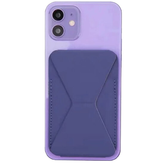 Подставка-бумажник для iPhone 12/13 MOFT Snap-On Phone Stand & Wallet фиолетовая / Purple (MS007MS-1-PL)