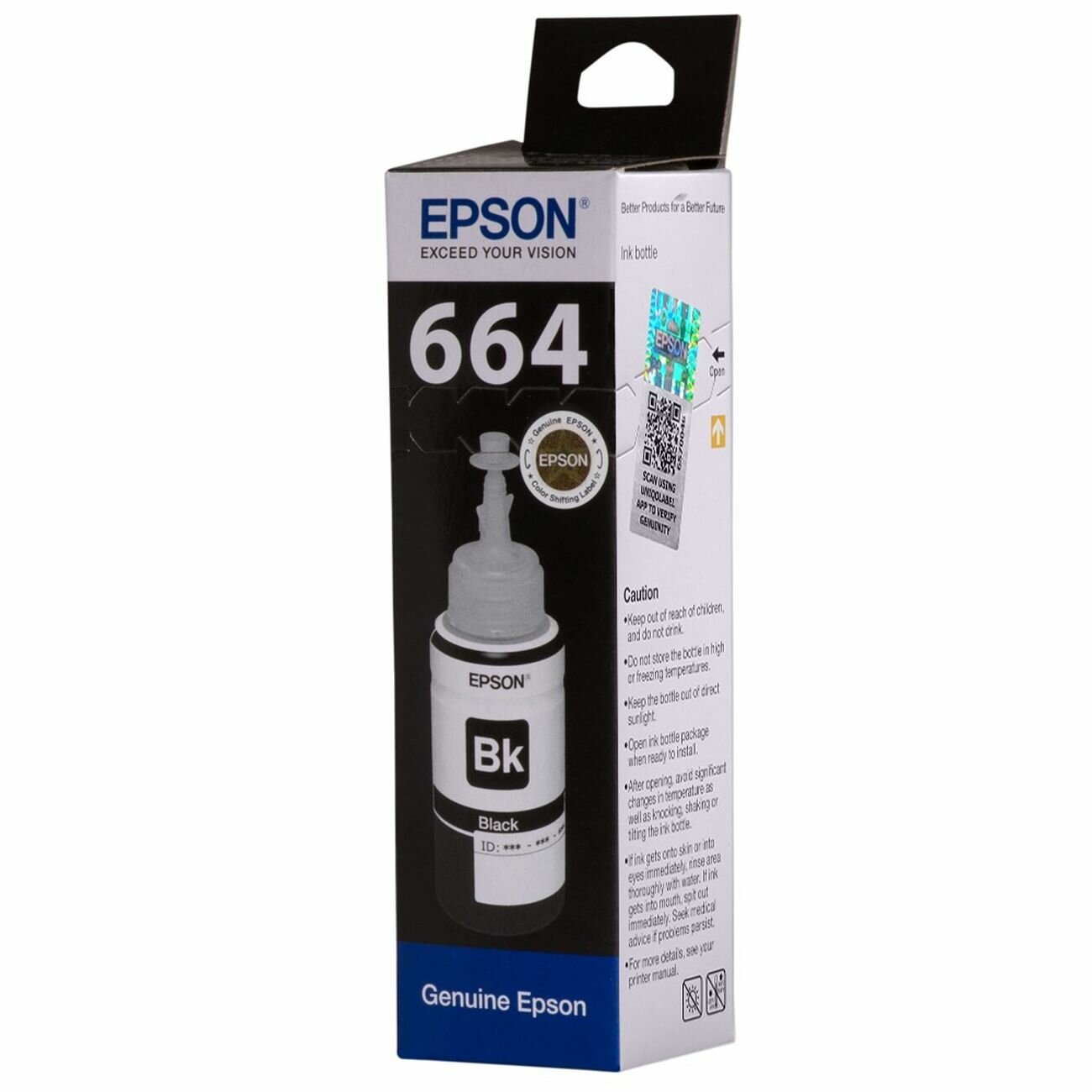 Картридж Epson 664 EcoTank Black - фото №1