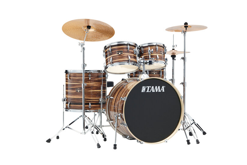 TAMA IE52H6W-CTW IMPERIALSTAR (UNICOLOR WRAP FINISHES) ударная установка из 5-ти барабанов со стойками, тополь, цвет кофейный