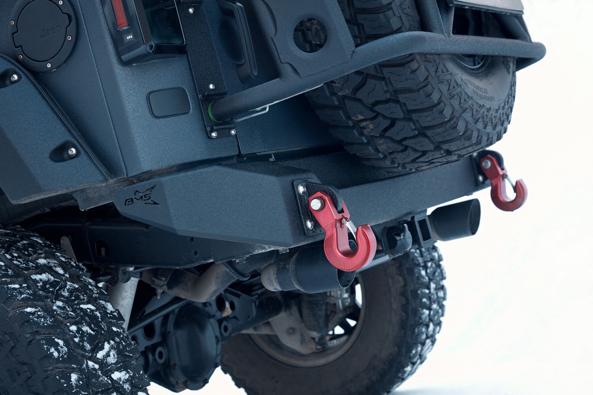Бампер силовой задний BMS PRO-Line для Jeep Wrangler JK