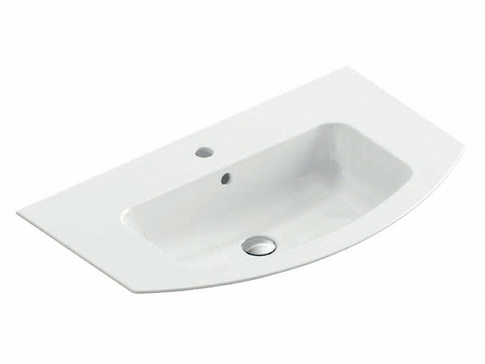 Раковина на тумбу BERLONI BAGNO WAY ROUND LAVMOOINCXR002 101 - фотография № 1