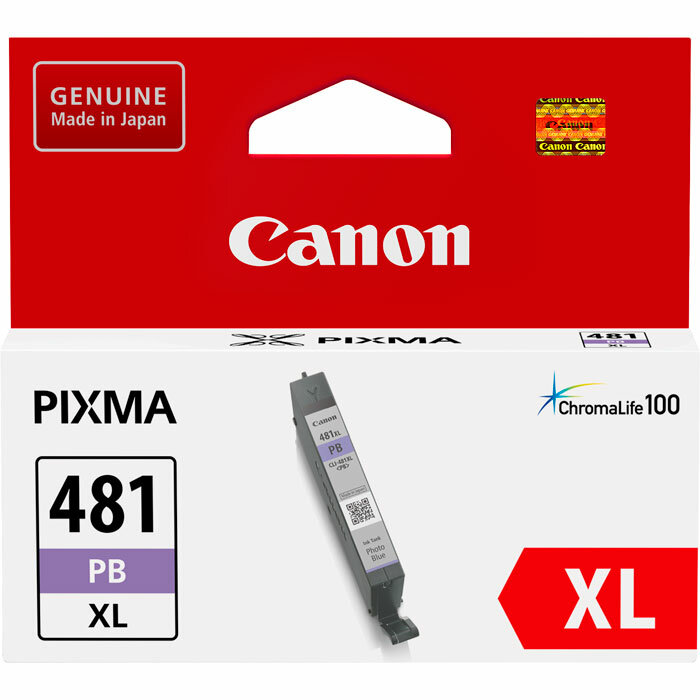 Картридж Canon CLI-481PB XL для TS8140, TS9140. Синий для фотографий