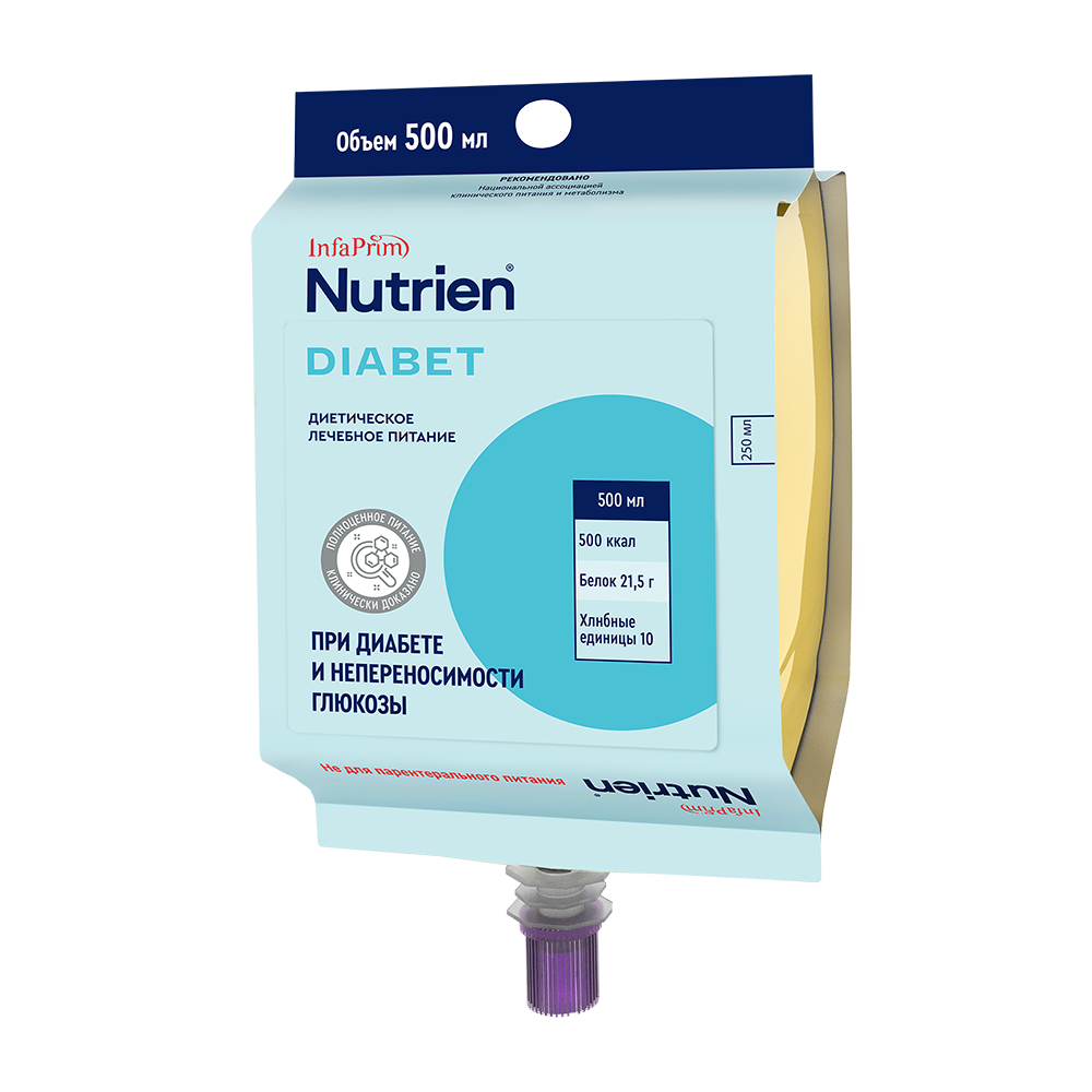 Нутриэн Диабет жидкое (зондовое) лечебное питание, 0,5 л 1 шт