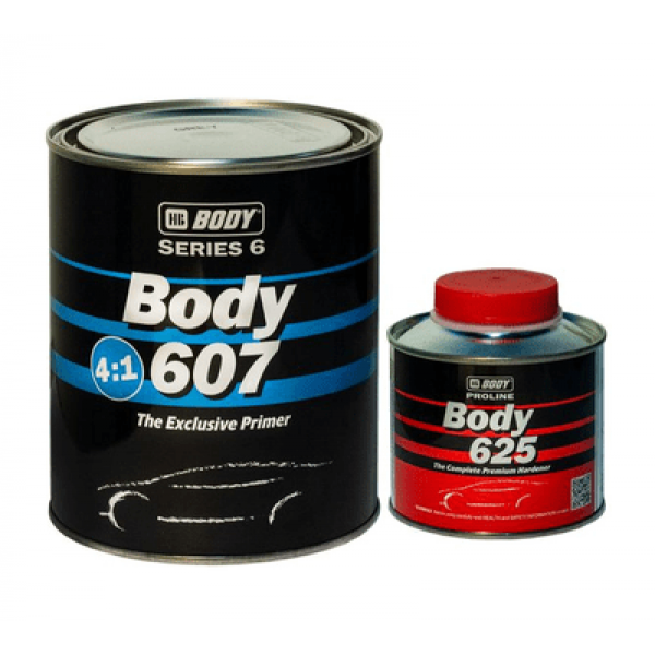 фото Грунт BODY HB 607 4:1 (0,8л)+(0,2л) серый /6070700001+6250000030