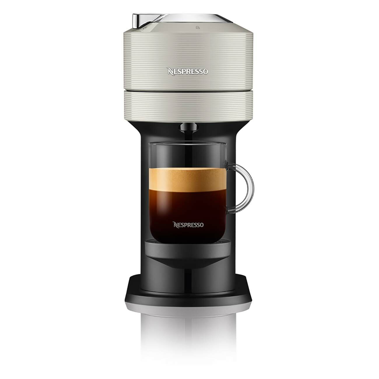 Кофемашина капсульного типа Nespresso Vertuo Next GCV1 Light Grey - фотография № 1