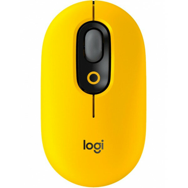 Мышка офисная Logitech Pop Mouse Blast (желтый)