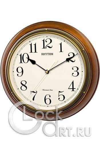 Настенные часы Rhythm Wooden Wall Clocks CMH722CR06