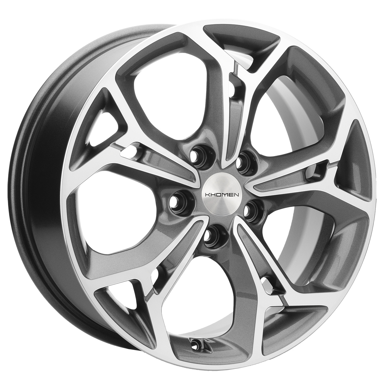 Khomen Wheels KHW1702 7x17 5x114,3 ET39 Dia60.1 Gray-FP ()