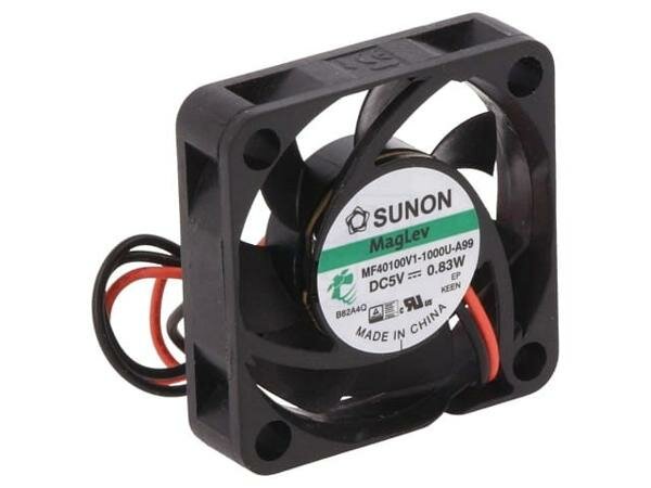 Вентилятор SUNON MF40100V1-A99-A Вентилятор осевой 5В DC 40x40x10мм подшипник Vapo 1352куб.м/ч 27.3дБА 1шт