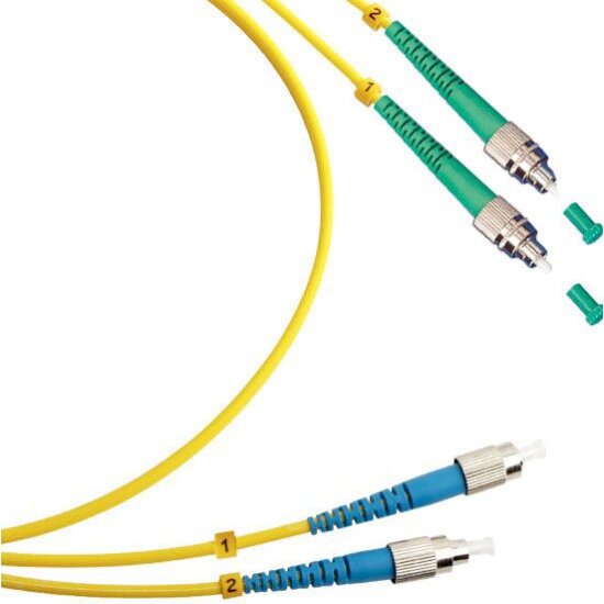 Патч-корд оптический Toplan , дуплексный, FC/APC-FC/UPC, SM 9/125, 50 м, LSZH