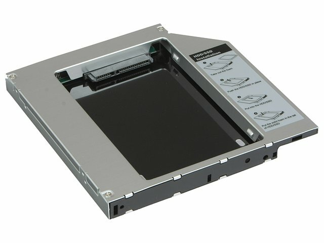 Адаптер-салазки Agestar Адаптер-салазки Agestar SSMR2S для установки 2.5 SATA HDD/SSD в отсек Slim-привода SATA, 12.7мм (ret)