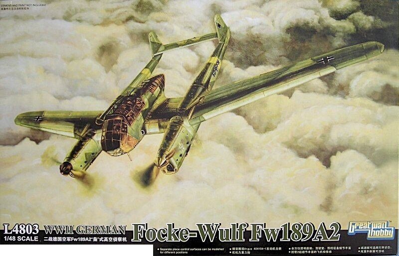 L4803 Самолет Focke-Wulf Fw189A2 WWII German