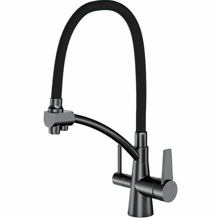 Смеситель Gappo G4398-19 для кухонной мойки с подключением к фильтру с питьевой водой и гибким изливом